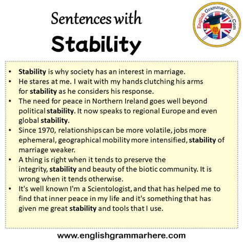 stability » English .